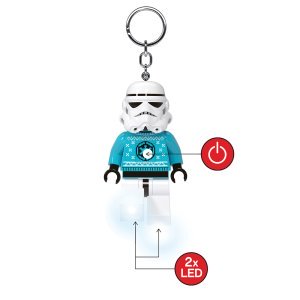 LEGO Star Wars Stormtrooper Holiday Sweater Minifigure Key Light (Keyring / Keychain) - Image 8