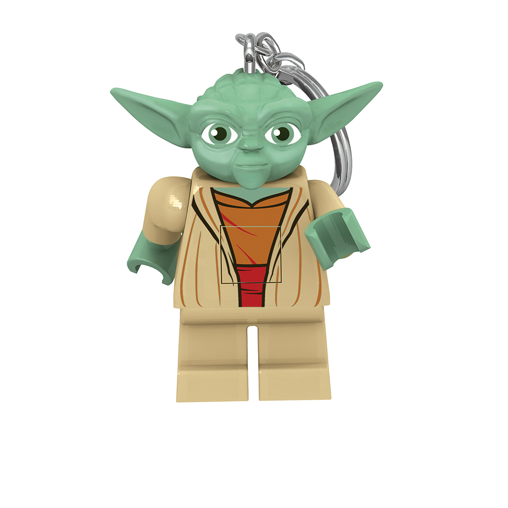 LEGO Star Wars Yoda Minifigure Key Light (Keyring / Keychain) - Image 5