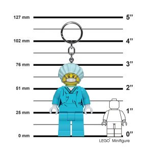 LEGO Surgeon Minifigure Iconic Key Light (Keyring / Keychain) - Image 2