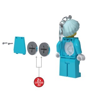 LEGO Surgeon Minifigure Iconic Key Light (Keyring / Keychain) - Image 4