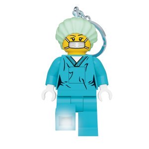 LEGO Surgeon Minifigure Iconic Key Light (Keyring / Keychain) - Image 8