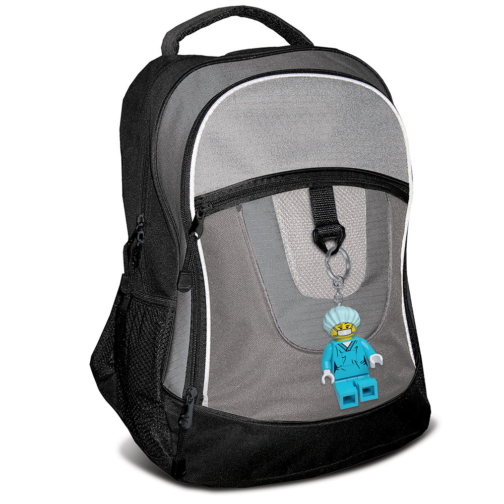 LEGO Surgeon Minifigure Iconic Key Light (Keyring / Keychain) - Image 9