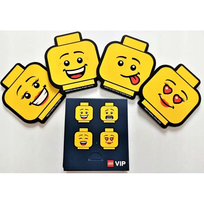 LEGO VIP Silicone Coaster Set (4 Pieces) 5007623 - Image 1