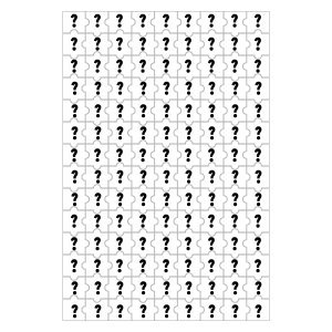 Complete Set of 6 Puzzles - LEGO Mystery Minifigure Puzzles Blue Edition 126 Pieces LEGO Puzzle - Image 6