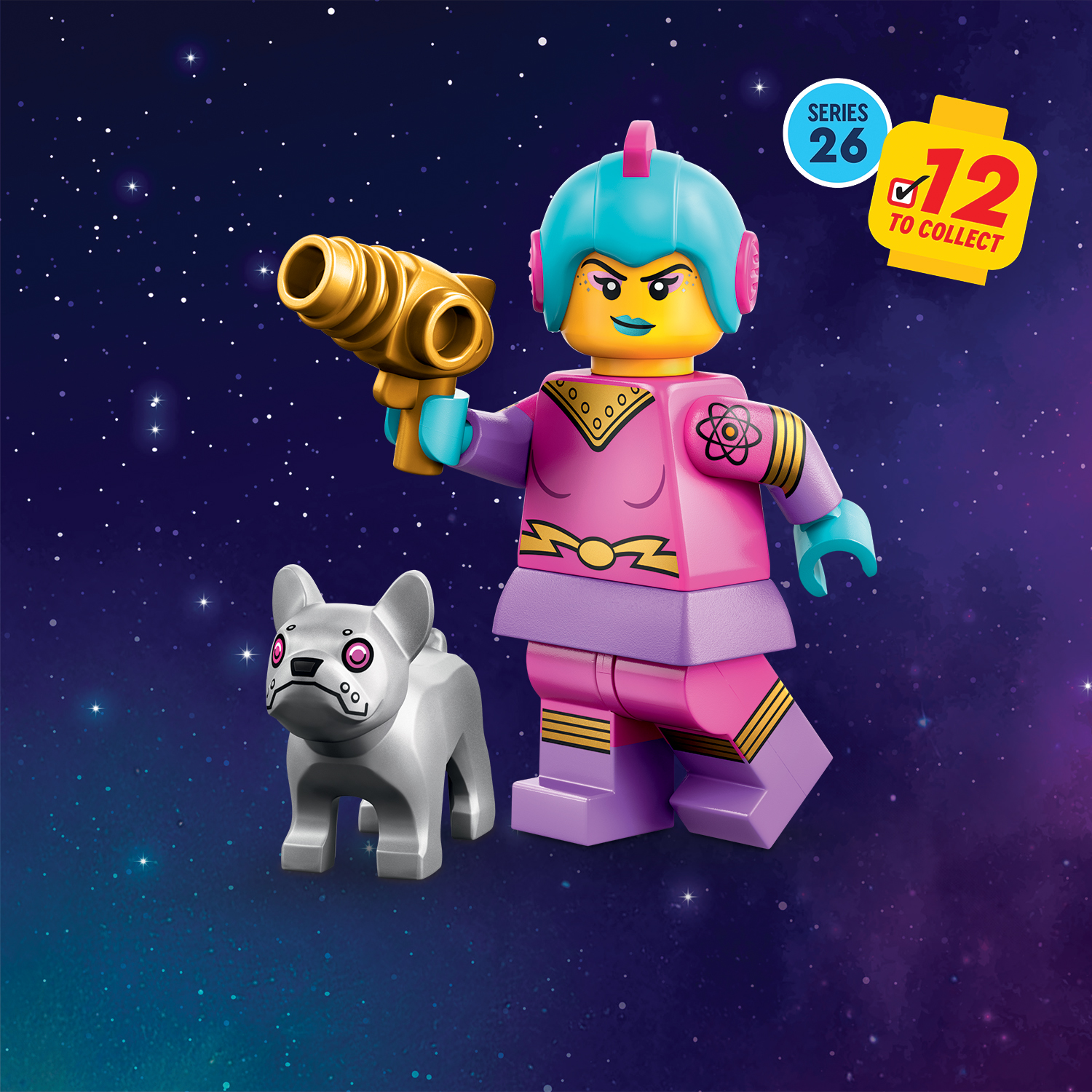 LEGO Minifigures Space Series 26 71046 - Complete Collection of 12 Different LEGO Minifigures Guaranteed – Supplied in Grip Seal Bags Without Boxes - Image 4