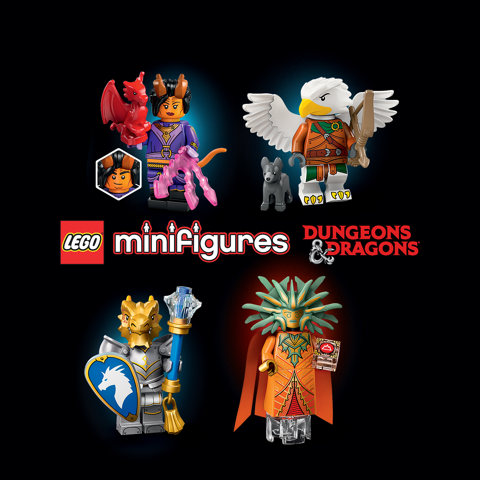 LEGO Dungeons & Dragons Minifigures 71047 Complete Collection of 12 Different LEGO Minifigures Guaranteed – Supplied in Grip Seal Bags Without Boxes - Image 4