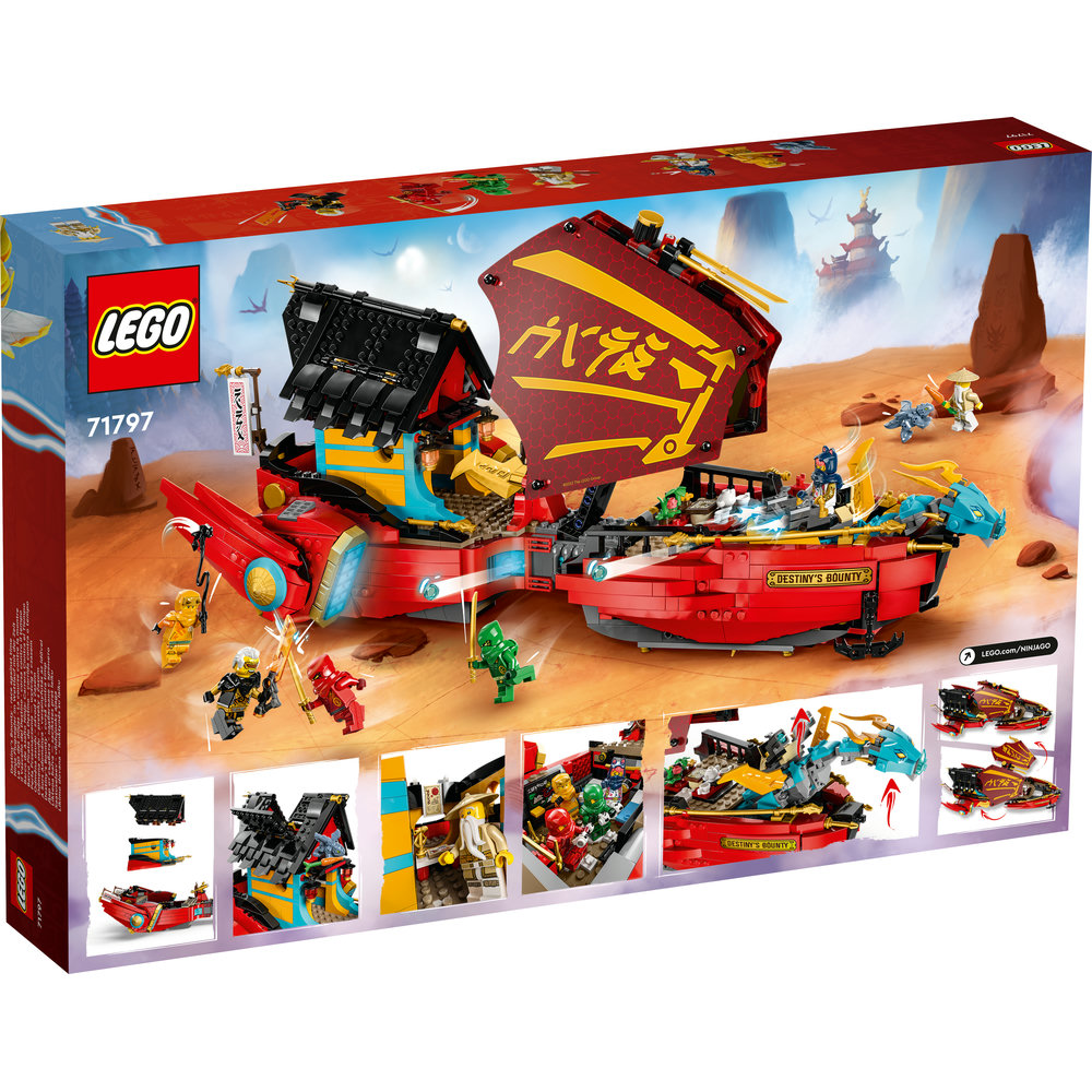 LEGO NINJAGO Destiny’s Bounty – Race Against Time 71797 Building Toy Set (1,739 Pcs) - Image 8