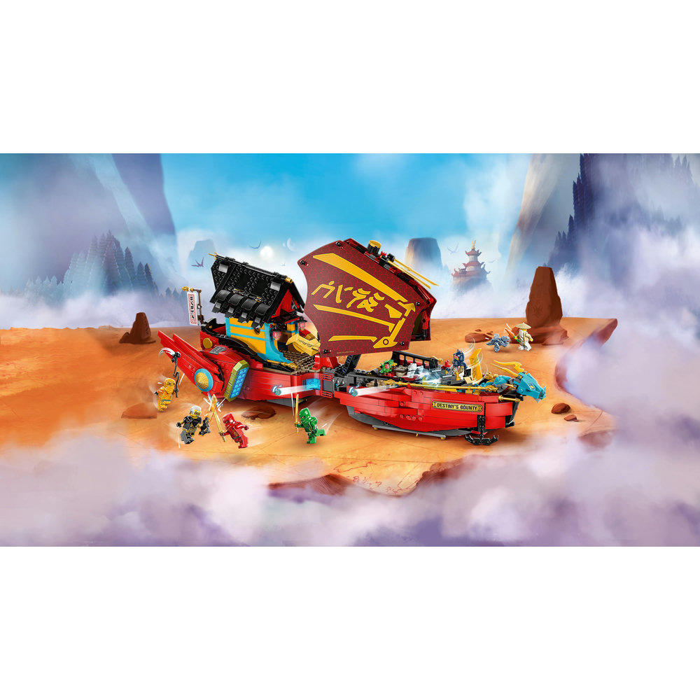 LEGO NINJAGO Destiny’s Bounty – Race Against Time 71797 Building Toy Set (1,739 Pcs) - Image 4