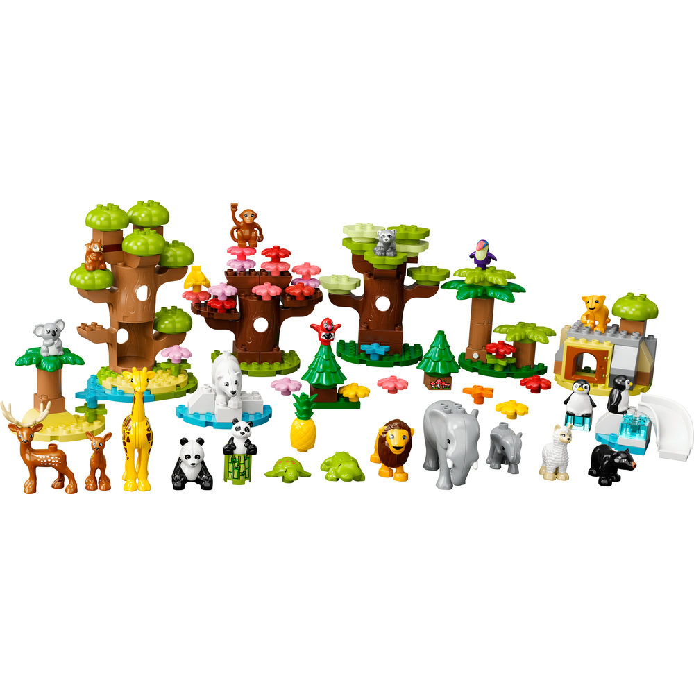 LEGO DUPLO Wild Animals of the World 10975 Building Toy (142 Pieces) - Image 2