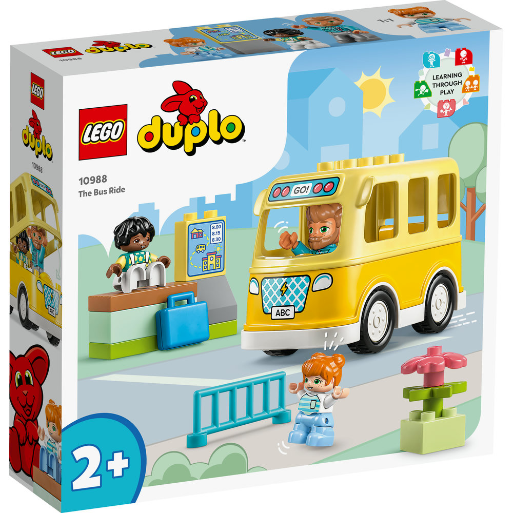 LEGO DUPLO Town The Bus Ride 10988 Building Toy Set (16 Pieces) - Image 1