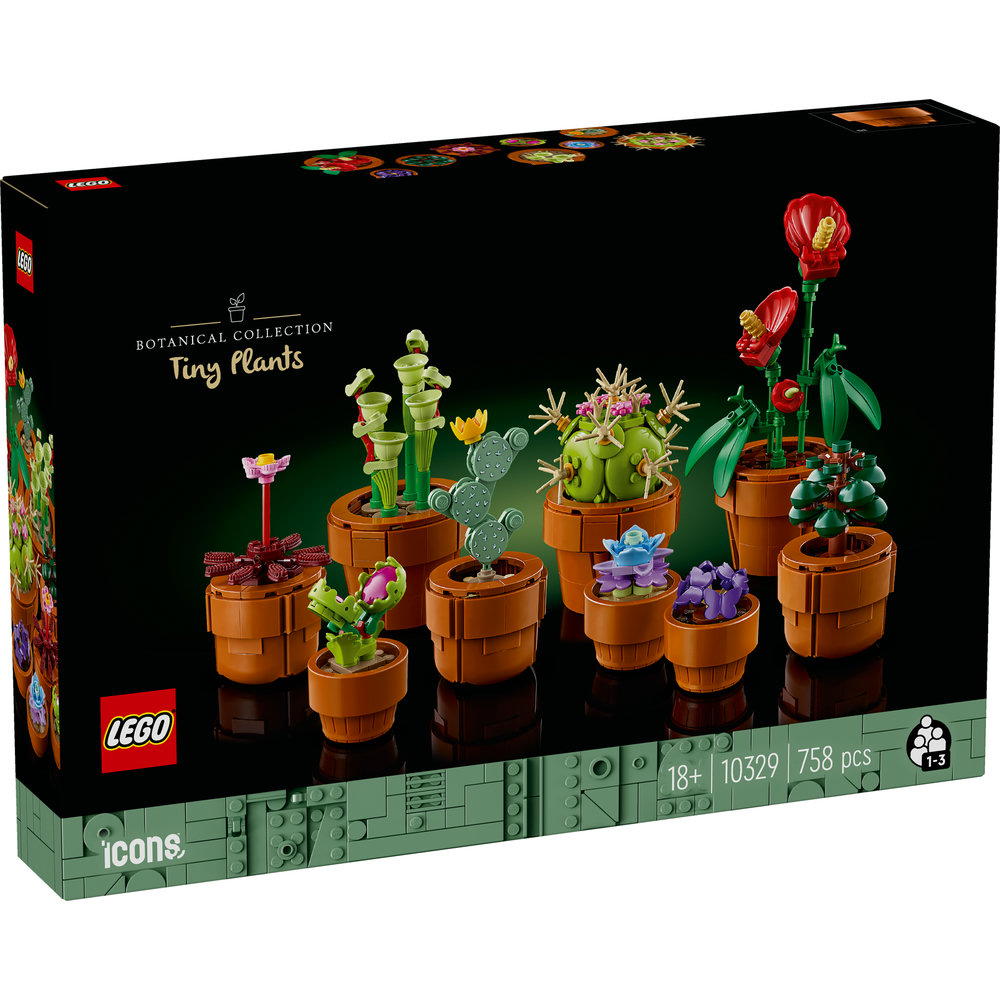 LEGO Icons Tiny Plants Building Set for Adults 10329 (758 Pieces) - Image 8