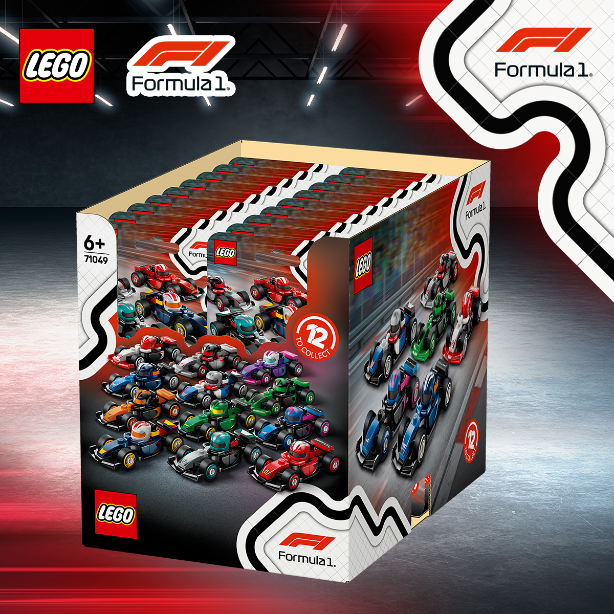 LEGO F1 Collectible Race Cars Retail Box of 36x Minifigure Blind Boxes 71049 - Image 10