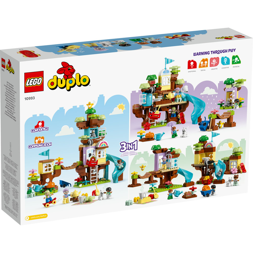 LEGO DUPLO 3in1 Tree House 10993 Building Toy Set (126 Pieces) - Image 2