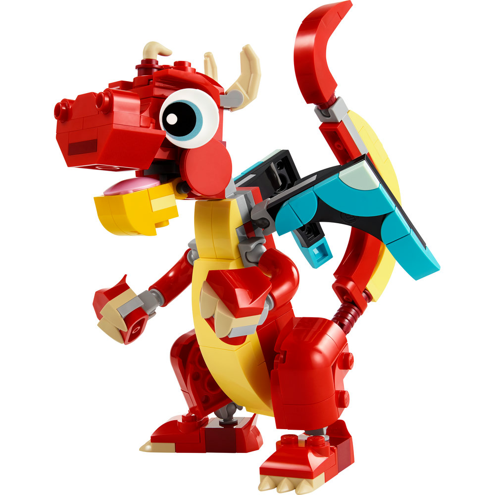 LEGO Creator Red Dragon 3in1 Animal Toy Set 31145 - Image 2