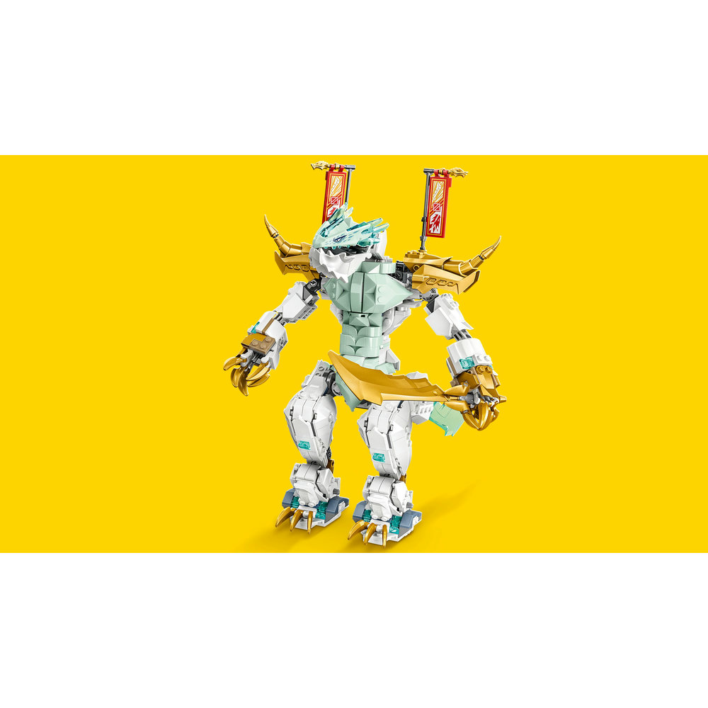 LEGO NINJAGO Zane’s Ice Dragon Creature 71786 Building Toy Set (973 Pieces) - Image 5