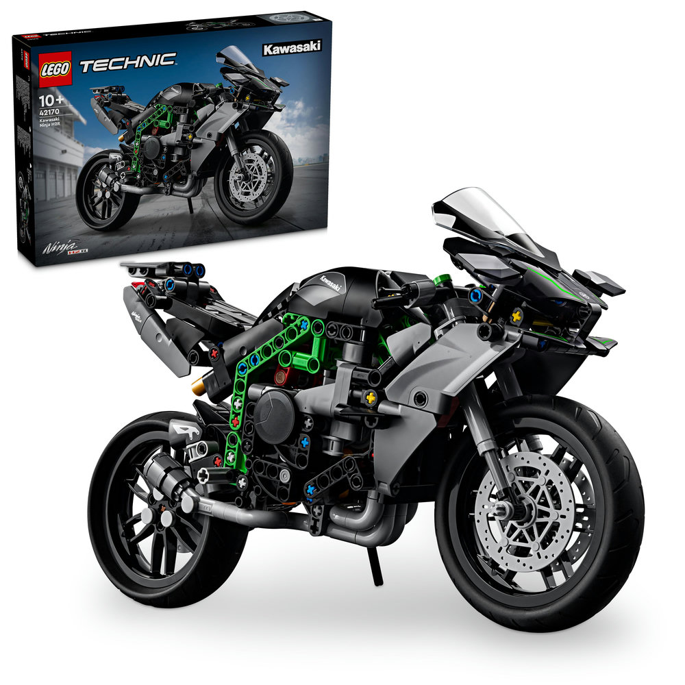 LEGO Technic Kawasaki Ninja H2R Motorcycle (DAMAGED BOX) Set 42170 - Image 1