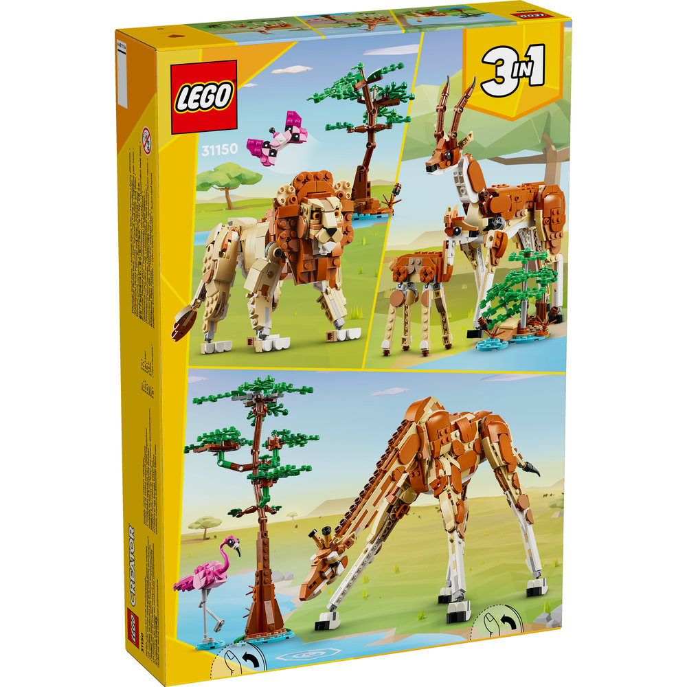LEGO Creator Wild Safari Animals 3in1 Set 31150 - Image 9