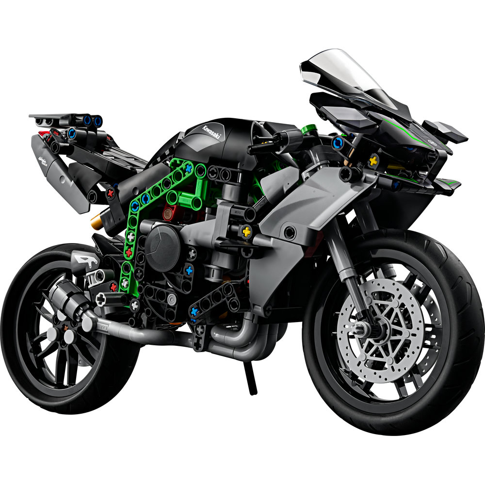 LEGO Technic Kawasaki Ninja H2R Motorcycle (DAMAGED BOX) Set 42170 - Image 2