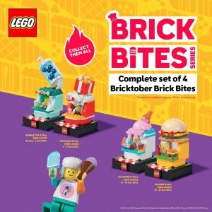 LEGO City Bricktober Brick Bites Complete Set of All 4 Toys R Us Exclusive Sets 6528713/4/5/7 - Image 4