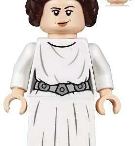 LEGO Star Wars Princess Leia White Dress Minifigure from 75301 - Image 1