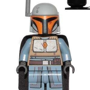 LEGO Star Wars Mandalorian Tribe Warrior Light Bluish Gray Helmet Minifigure from 75267 - Image 1