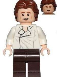 LEGO Star Wars Han Solo Wavy Hair Minifigure from 75222 - Image 1