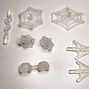 LEGO Minifigure Trans-Clear Weapon Pack Spider-Man (9 in Bag) - Image 1