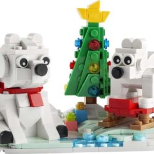 LEGO Seasonal Wintertime Polar Bears Set 40571 - Image 2