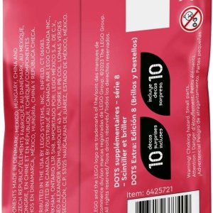 LEGO DOTS Extra DOTS Series 8 – Glitter and Shine Tiles Set Polybag 41803 - Image 3