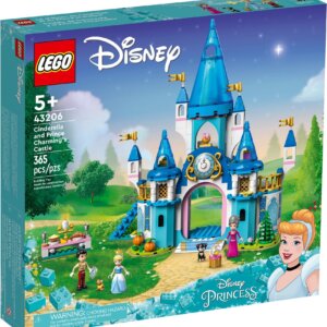 LEGO Disney Princess Cinderella and Prince Charming's Castle Set 43206 - Image 2