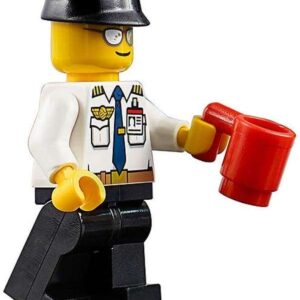 LEGO City Airport Airline Pilot Captain Minifigure - Image 1