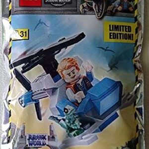 LEGO Jurassic World Owen with Helicopter Foil Pack Set 122113 - Image 1