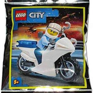 LEGO City Policeman and Motorcycle Foil Pack Set 952001 - Image 1
