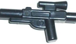 LEGO Minifigure Black Weapon Gun, Blaster Short - Image 1