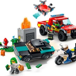LEGO City Fire Rescue & Police Chase Set 60319 - Image 4