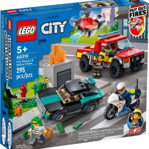 LEGO City Fire Rescue & Police Chase Set 60319 - Image 2