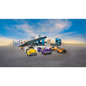 LEGO City Car Transporter Truck with Sports Cars 60408 - Image 5