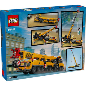 LEGO City Yellow Mobile Construction Crane Toy Set 60409 - Image 8