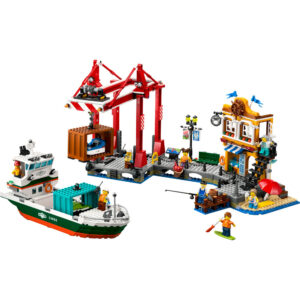 LEGO City Seaside Harbour with Cargo Ship Toy 60422 - Image 2