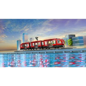 LEGO City Downtown Tram and Station Toy Set 60423 - Image 4