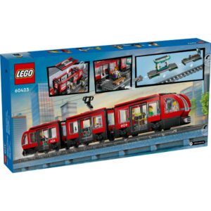 LEGO City Downtown Tram and Station Toy Set 60423 - Image 9