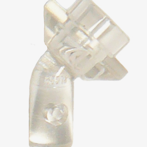 LEGO Minifigure Trans-Clear Utensil Posing Stand, Bar with Hollow Stud - Image 1