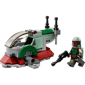 LEGO Star Wars Boba Fett's Starship Microfighter 75344 Building Toy Set (85 Pcs) - Image 2