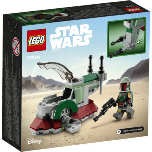 LEGO Star Wars Boba Fett's Starship Microfighter 75344 Building Toy Set (85 Pcs) - Image 6