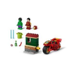 LEGO Marvel Iron Man with Bike and The Hulk Playset 76287 - Image 5