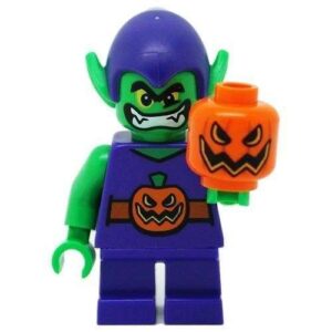 LEGO Marvel GREEN GOBLIN *Short Legs* Minifigure SPLIT from 76064 Mighty Micros Set - Image 1