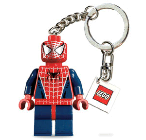 LEGO Super Heroes Spider-Man keyring / keychain 851027 - Image 1