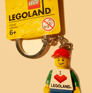 LEGO I Love LEGOLAND Boy keyring / keychain 851332 - Image 1