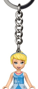 LEGO Disney Princess Cinderella Minifigure keyring / keychain 853781 - Image 1