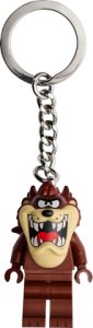 LEGO Looney Tunes Tasmanian Devil Minifigure Keyring 854156 - Image 1